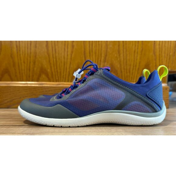 Women's Lands End Purple & Gray Bungee Lace Slip On Water Shoes Size 7.5 - Picture 3 of 7